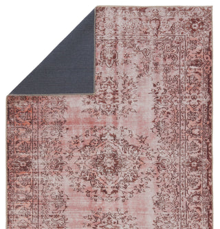 Jaipur Living Harman By Kate Lester Berxley HBL02 Rose/Maroon Machine Washable Area Rug Backing Image