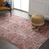 Jaipur Living Harman By Kate Lester Berxley HBL02 Rose/Maroon Machine Washable Area Rug Lifestyle Image Feature