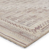Jaipur Living Harman By Kate Lester Davina HBL03 Beige/Burgundy Machine Washable Area Rug Corner Image