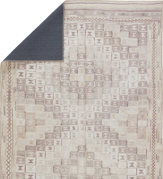 Jaipur Living Harman By Kate Lester Davina HBL03 Beige/Burgundy Machine Washable Area Rug Backing Image