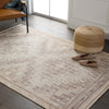 Jaipur Living Harman By Kate Lester Davina HBL03 Beige/Burgundy Machine Washable Area Rug Lifestyle Image Feature