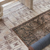 Jaipur Living Harman By Kate Lester Davina HBL03 Beige/Burgundy Machine Washable Area Rug Lifestyle Image Feature