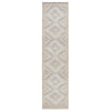Jaipur Living Harman By Kate Lester Davina HBL03 Beige/Burgundy Machine Washable Area Rug Runner Image