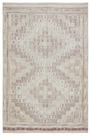 Jaipur Living Harman By Kate Lester Davina HBL03 Beige/Burgundy Machine Washable Area Rug main image