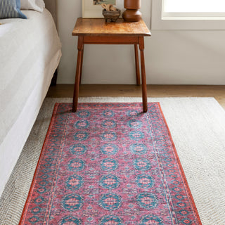 Jaipur Living Harman By Kate Lester Kalinar HBL04 Dark Red/Blue Machine Washable Area Rug Room Scene 2