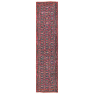 Jaipur Living Harman By Kate Lester Kalinar HBL04 Dark Red/Blue Machine Washable Area Rug Runner Image