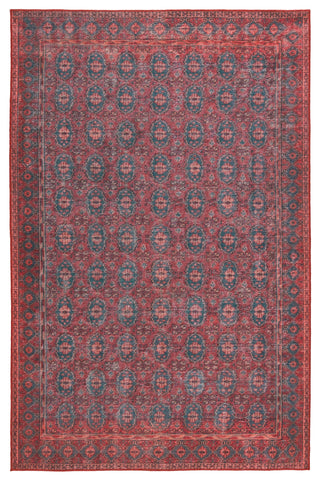 Jaipur Living Harman By Kate Lester Kalinar HBL04 Dark Red/Blue Machine Washable Area Rug main image