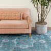 Jaipur Living Harman By Kate Lester Tamara HBL05 Teal/Green Machine Washable Area Rug Collection Image