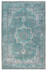 Jaipur Living Harman By Kate Lester Tamara HBL05 Teal/Green Machine Washable Area Rug main image
