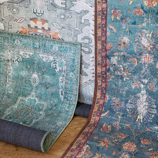 Jaipur Living Harman By Kate Lester Yasha HBL06 Blue/Red Machine Washable Area Rug Collection Image