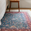 Jaipur Living Harman By Kate Lester Yasha HBL06 Blue/Red Machine Washable Area Rug Lifestyle Image 2