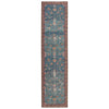 Jaipur Living Harman By Kate Lester Yasha HBL06 Blue/Red Machine Washable Area Rug Runner Image