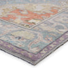 Jaipur Living Harman By Kate Lester Zenora HBL07 Sky Blue/Silver Machine Washable Area Rug Corner Image
