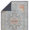 Jaipur Living Harman By Kate Lester Zenora HBL07 Sky Blue/Silver Machine Washable Area Rug Backing Image