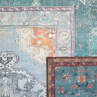 Jaipur Living Harman By Kate Lester Zenora HBL07 Sky Blue/Silver Machine Washable Area Rug Collection Image