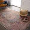 Jaipur Living Harman By Kate Lester Vacherie HBL08 Brown/Blue Machine Washable Area Rug Lifestyle Image Feature