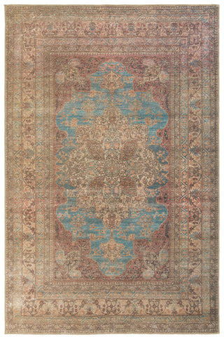 Jaipur Living Harman By Kate Lester Vacherie HBL08 Brown/Blue Machine Washable Area Rug main image