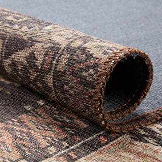 Jaipur Living Harman By Kate Lester Minerva HBL09 Brown/Black Machine Washable Area Rug Lifestyle Image Feature