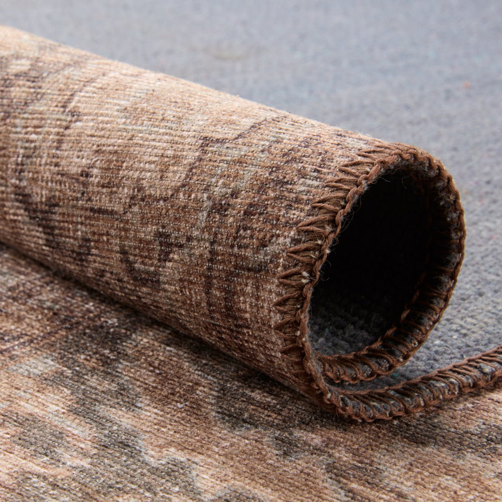 Jaipur Living Harman By Kate Lester Minita HBL10 Brown/Tan Machine Washable Area Rug Lifestyle Image Feature