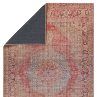 Jaipur Living Harman By Kate Lester Leonine HBL11 Red/Tan Machine Washable Area Rug Backing Image