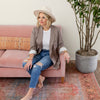Jaipur Living Harman By Kate Lester Leonine HBL11 Red/Tan Machine Washable Area Rug Lifestyle 2