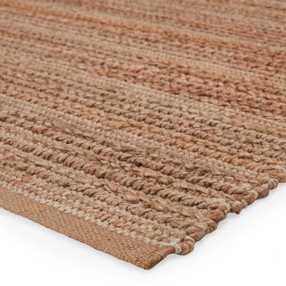Jaipur Living Himalaya Clifton HM05 Tan/White Area Rug Corner Image