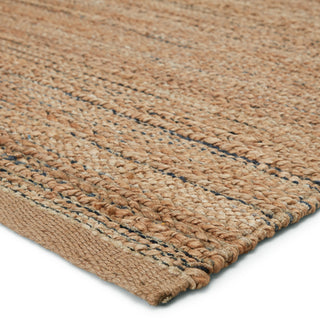 Jaipur Living Himalaya Canterbury HM13 Tan/Black Area Rug Corner Image