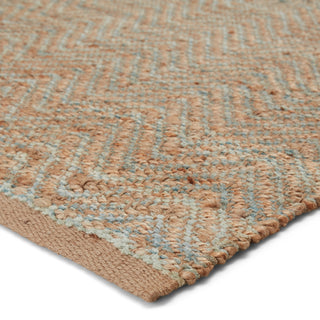 Jaipur Living Himalaya Reap HM20 Tan/Green Area Rug Corner Image