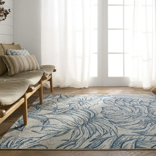 Jaipur Living Ibis Tropic IBS03 Navy/Taupe Area Rug by Vibe Collection Image