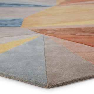 Jaipur Living Iconic Sabah ICO01 Multicolor/Yellow Area Rug Corner Image
