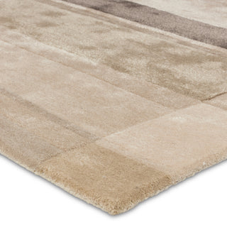 Jaipur Living Iconic Berkay ICO08 Tan/Gray Area Rug Corner Image