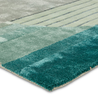 Jaipur Living Iconic Meruvia ICO10 Sage/Multicolor Area Rug Corner Image