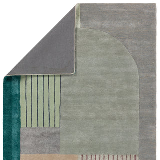 Jaipur Living Iconic Meruvia ICO10 Sage/Multicolor Area Rug Backing Image