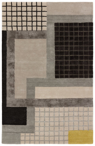 Jaipur Living Iconic Aramina ICO11 Gray/Black Area Rug main image