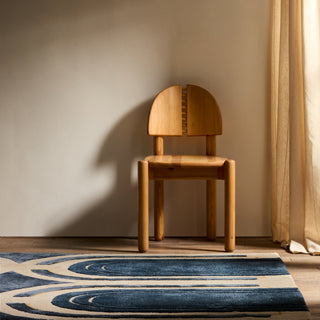 Jaipur Living Iconic Partition ICO16 Navy Area Rug Lifestyle Image