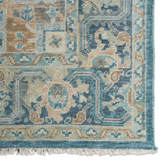 Jaipur Living Inspirit Elyas ISP02 Blue/Ivory Area Rug Detail Image