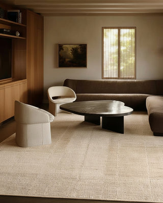 Jaipur Living In The Distance Callista ITD01 Tan / Beige Area Rug Room Scene Feature