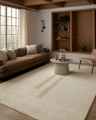 Jaipur Living In The Distance Caledonia ITD02 Ivory / White Area Rug Room Scene Feature