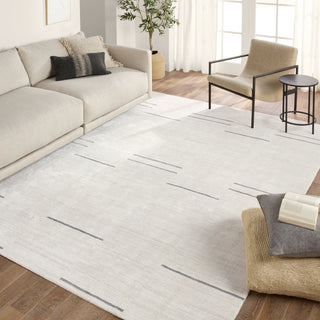 Jaipur Living Ivar Tinsin IVA02 Gray Area Rug Lifestyle Image Feature