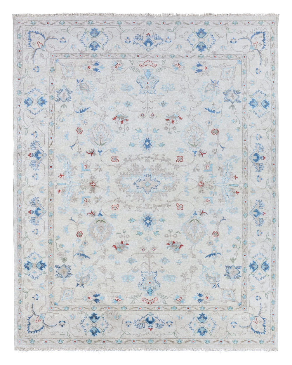 Jaipur Living Revival Hacci JAR01 Cream/Blue Area Rug