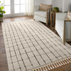 Jaipur Living Jaida Align JID08 Ivory/Black Area Rug by Vibe