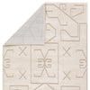 Jaipur Living Jaida Cree JID14 Ivory/Beige Area Rug by Label J Backing Image