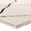Jaipur Living Jaida Treble JID19 Ivory/Black Area Rug by Label J Corner Image