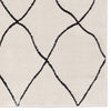 Jaipur Living Jaida Treble JID19 Ivory/Black Area Rug by Label J Detail Image