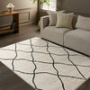 Jaipur Living Jaida Treble JID19 Ivory/Black Area Rug by Label J main image