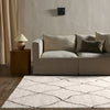 Jaipur Living Jaida Treble JID19 Ivory/Black Area Rug by Label J Lifestyle Image
