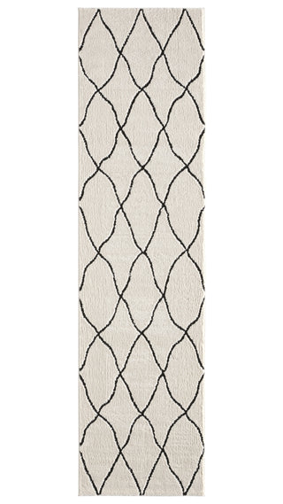 Jaipur Living Jaida Treble JID19 Ivory/Black Area Rug by Label J Runner Image