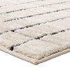 Jaipur Living Jaida Align JID21 Ivory/Black Area Rug by Label J Corner Image