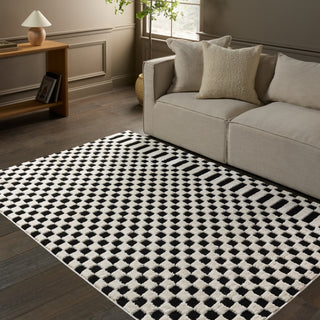 Jaipur Living Jaida Casa JID23 Ivory/Black Area Rug by Label J main image