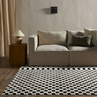 Jaipur Living Jaida Casa JID23 Ivory/Black Area Rug by Label J Lifestyle Image